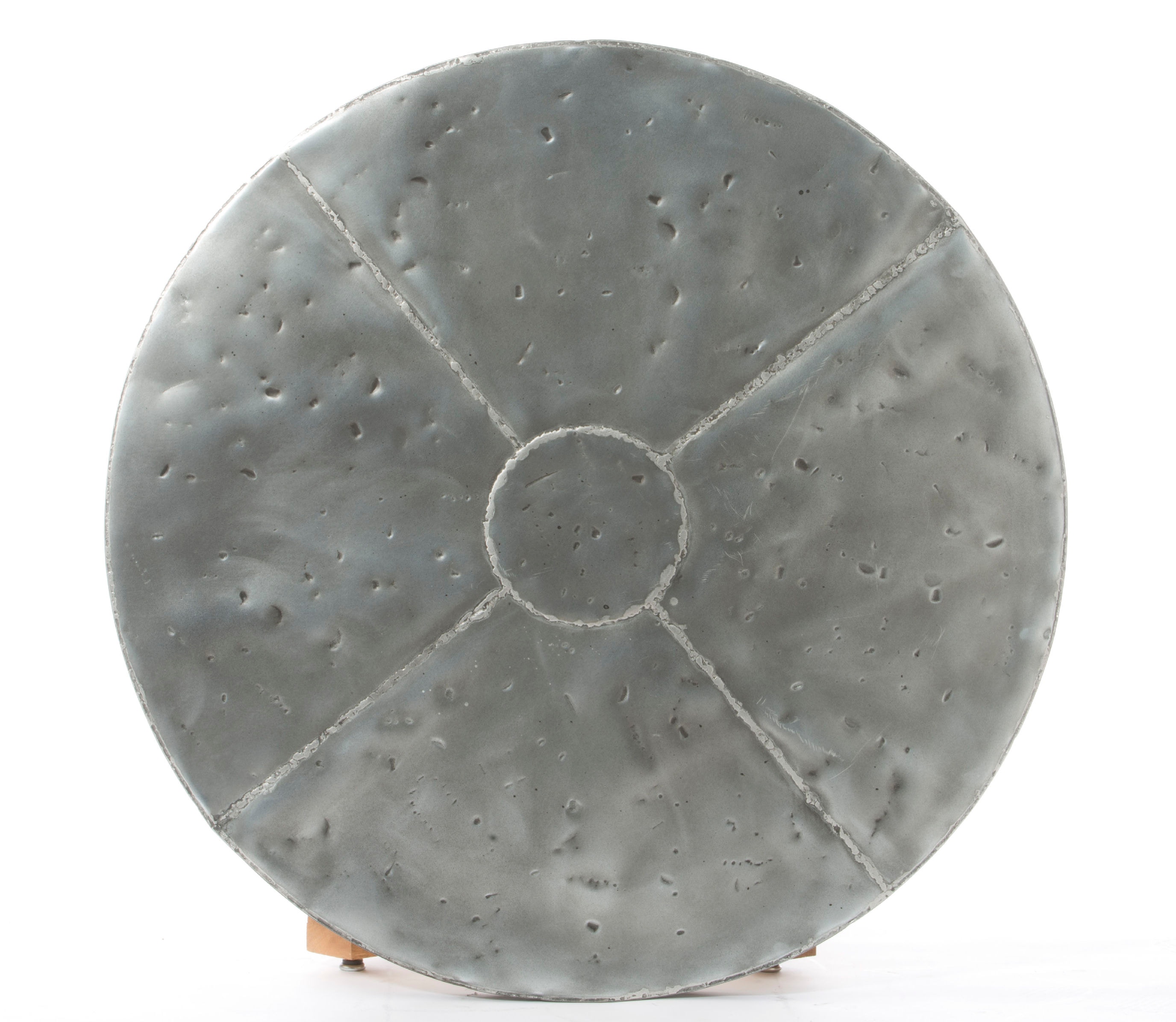 MAVIN Casual Dining Round Zinc Table Top 5454ZIB Dewey Furniture